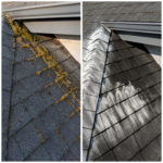 Forcewashing - Roof Cleaning Before and After Photo - Roof Cleaners in Vancouver WA