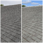 Roof Cleaning job by Forcewashing, serving Portland OR & Vancouver WA
